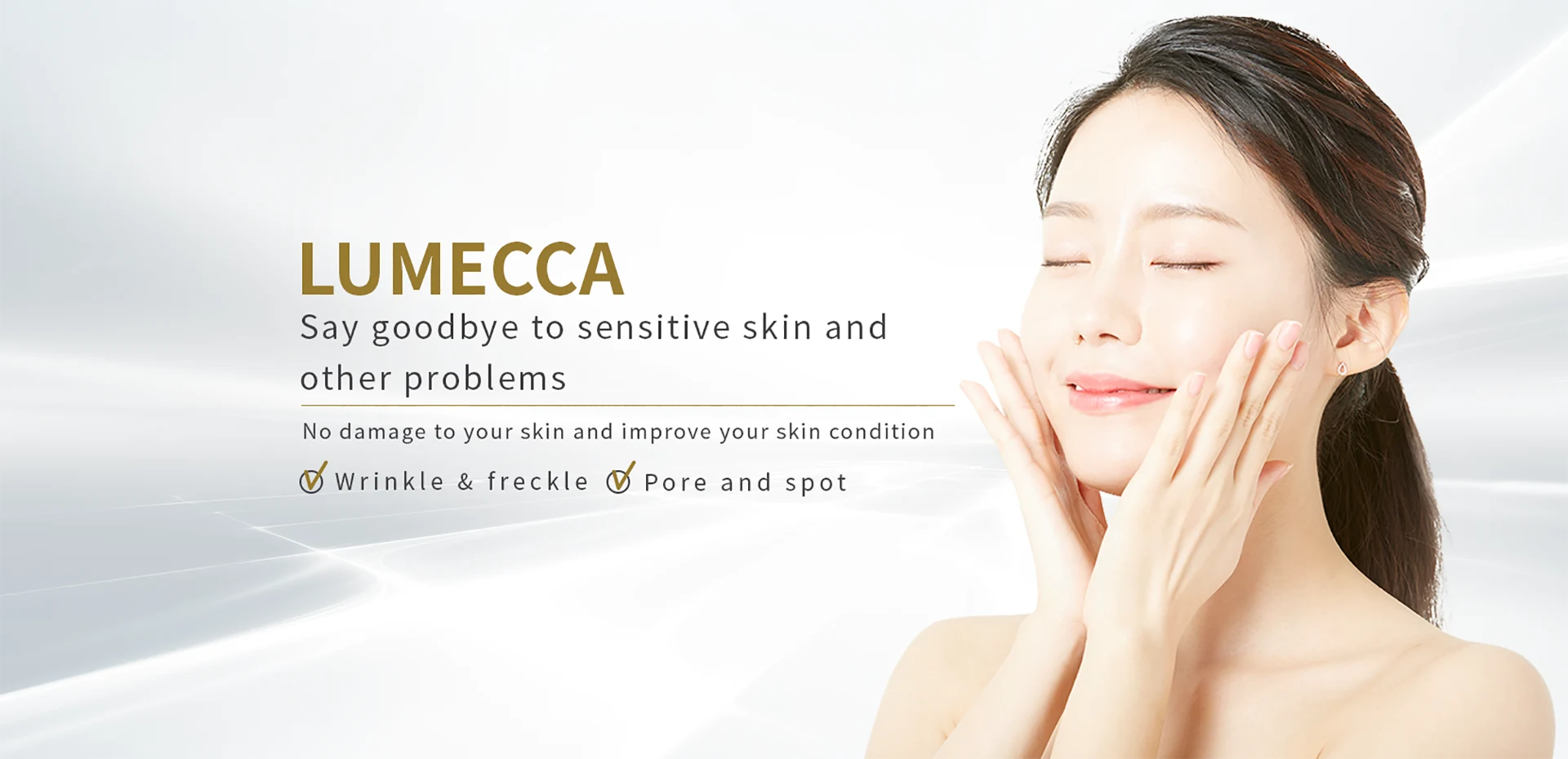 Advanced version of pulsed light,Lumecca let you say goodbye to sensitive skin