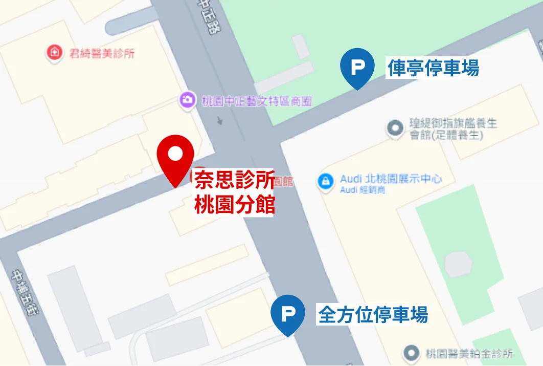 Location Map of NAISS CLINIC Taoyuan Branch