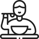 習慣性暴食或容易嘴饞者