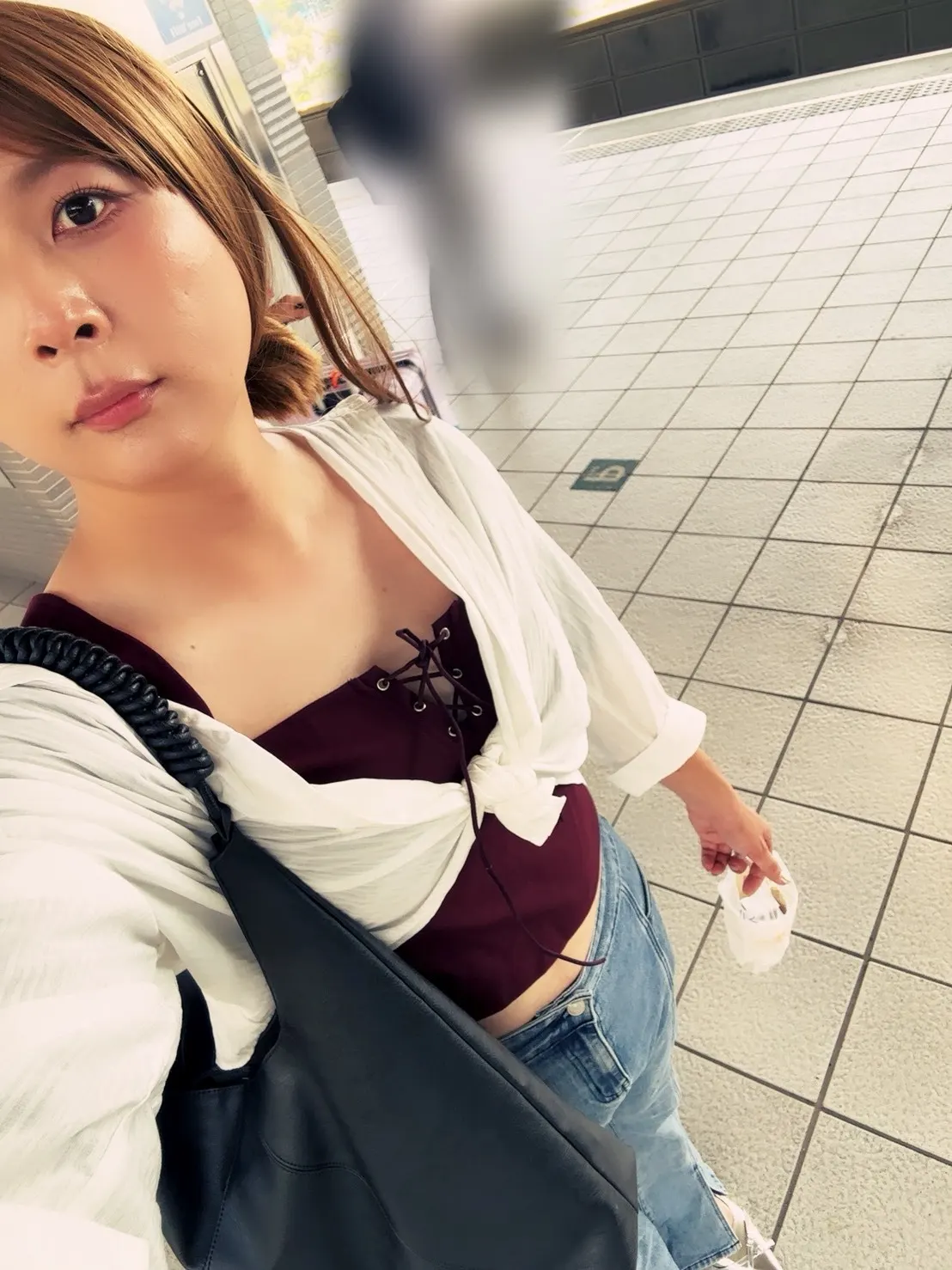 Athena 術後日常自拍，自在穿上喜歡的衣服